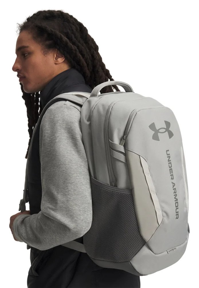 Under Armour Hustle 6.0 Backpack unisex mochila, titanium