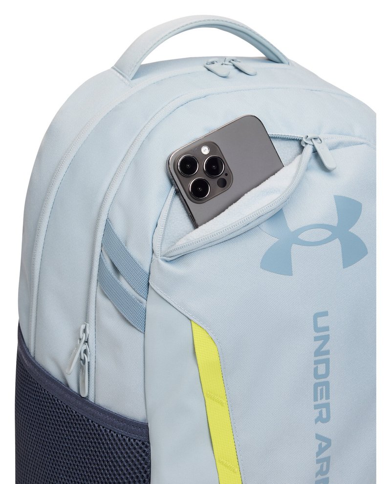 Under Armour Hustle 6.0 Backpack unisex, azul niebla/gris
