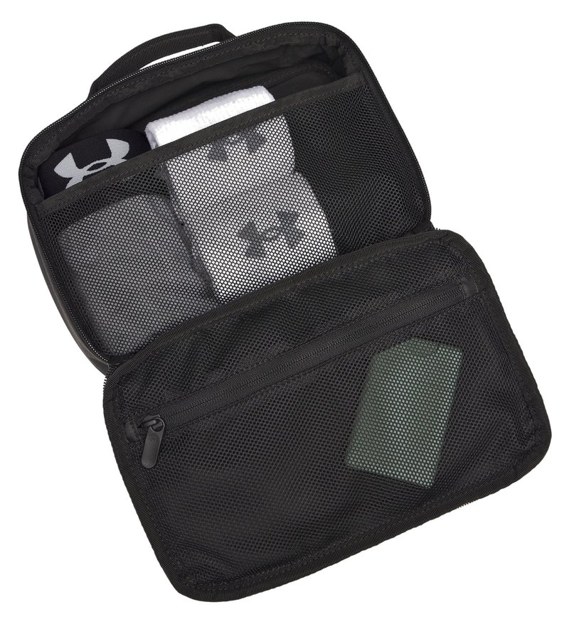 Under Armour Hustle Travel Kit, negro
