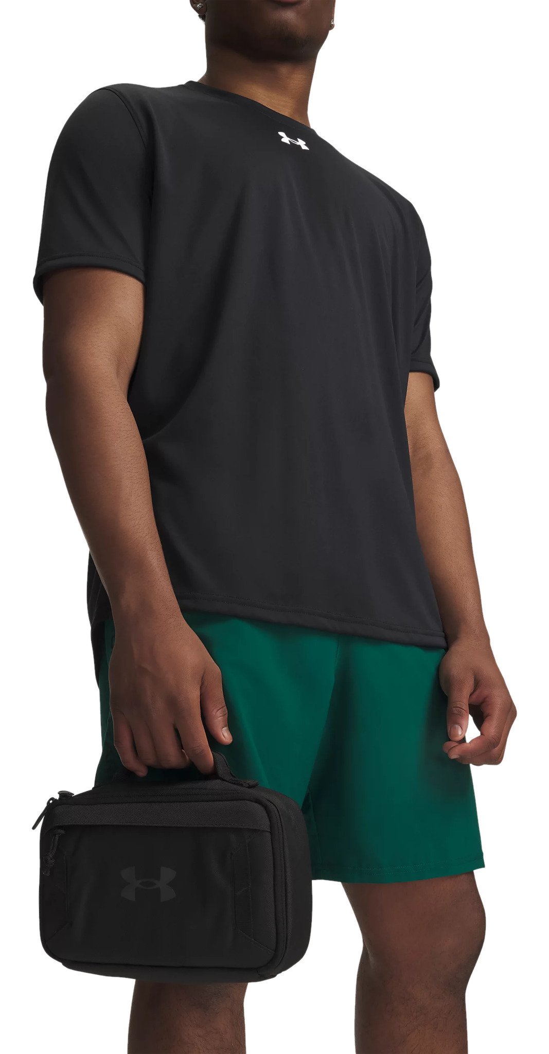 Under Armour Hustle Travel Kit, negro