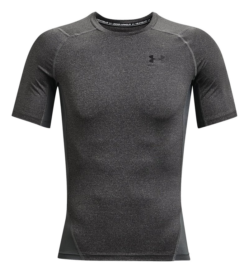 Under Armour HeatGear camiseta de compresión de hombre, carbon heather