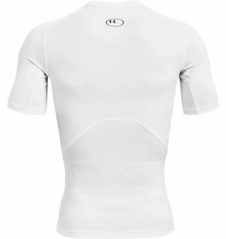Under Armour HeatGear camiseta de compresión de hombre, blanca