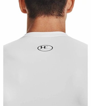 Under Armour HeatGear camiseta de compresión de hombre, blanca