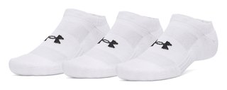 Under Armour Performance Cotton unisex calcetines (3pack), blanco/ultimate black