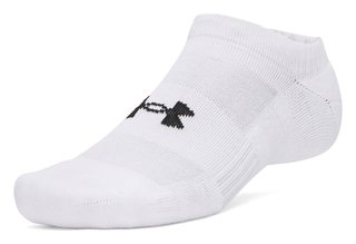 Under Armour Performance Cotton unisex calcetines (3pack), blanco/ultimate black