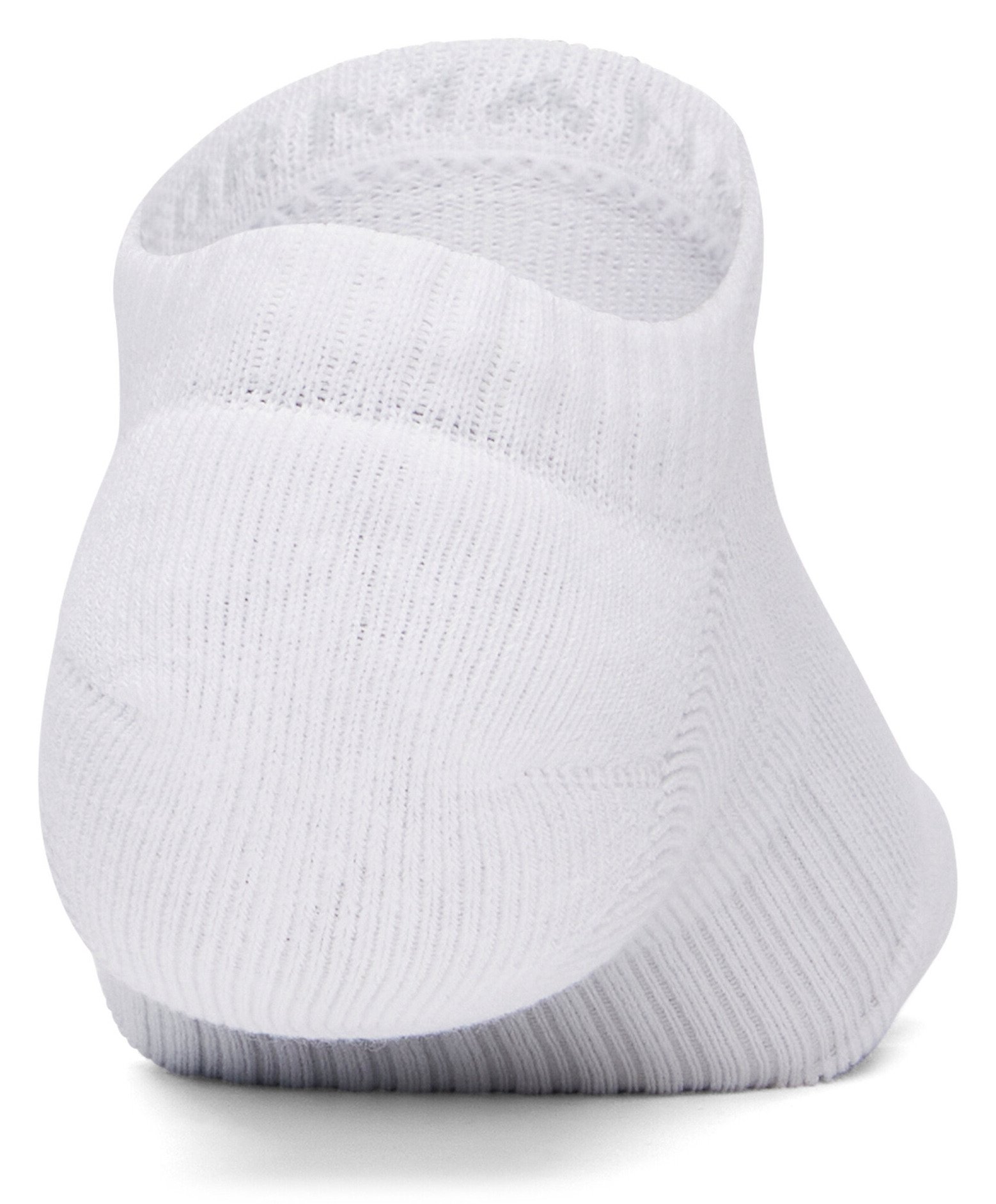 Under Armour Performance Cotton unisex calcetines (3pack), blanco/ultimate black