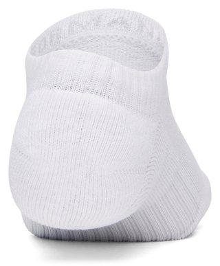 Under Armour Performance Cotton unisex calcetines (3pack), blanco/ultimate black
