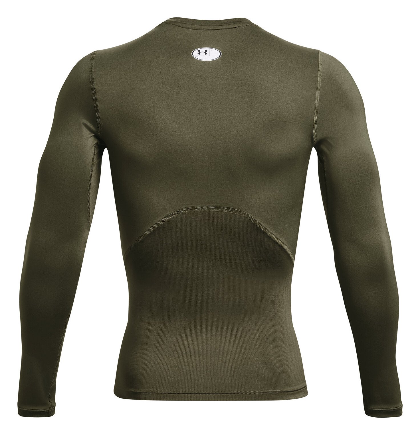 Under Armour HeatGear camiseta de compresión de manga larga de hombre, marine OD green/blanco