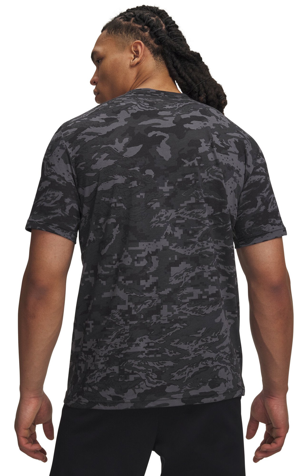 Under Armour ABC Camo SS camiseta de hombre, camo black