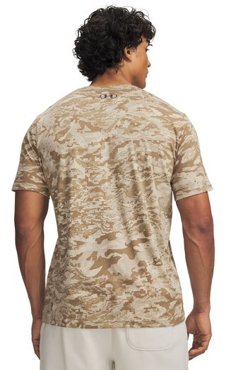 Under Armour ABC Camo SS camiseta de hombre, city khaki/negro