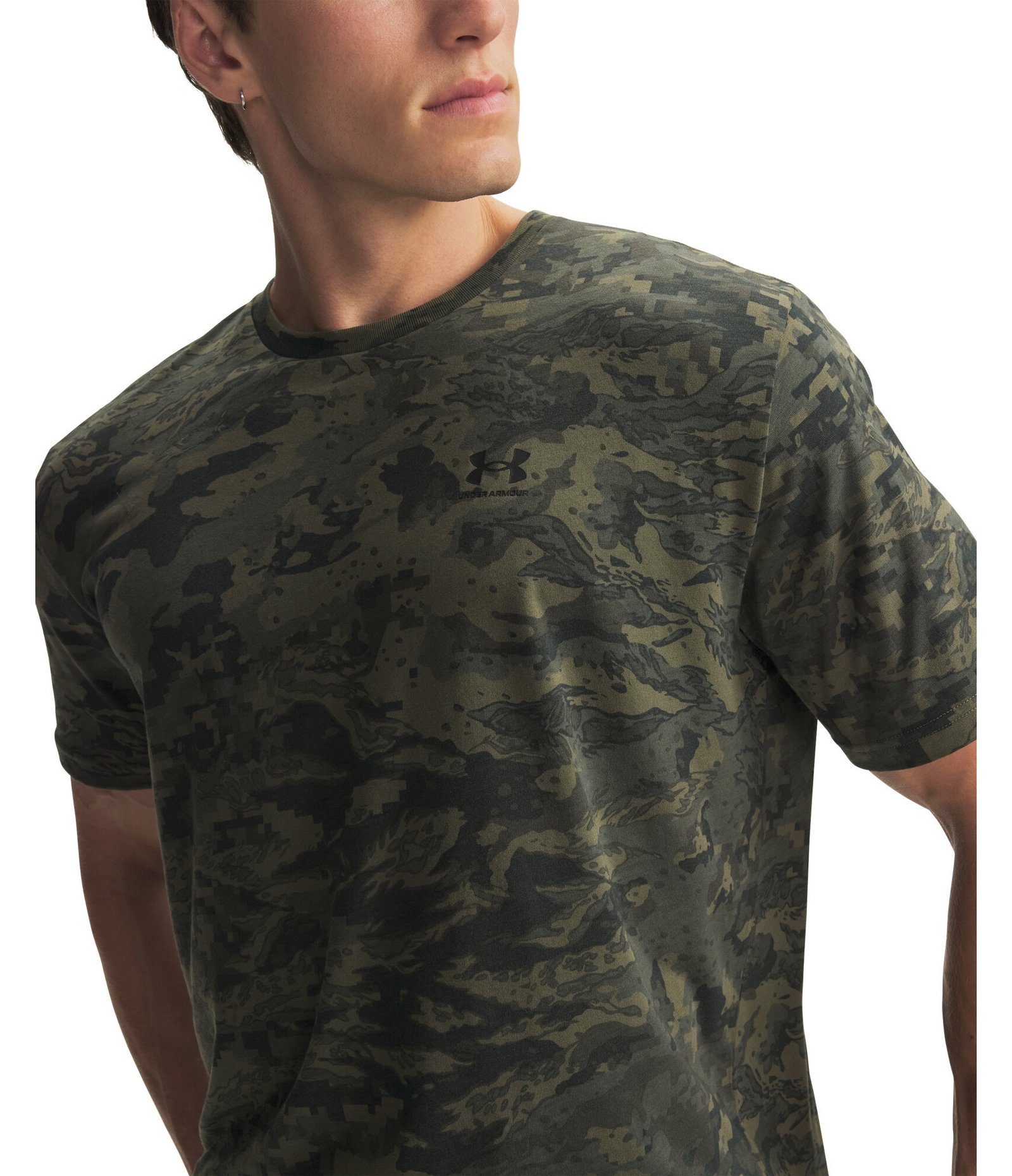 Under Armour ABC Camo SS camiseta de hombre, marine OD green/negro