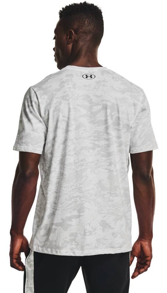 Under Armour ABC Camo SS camiseta de hombre, blanco/negro
