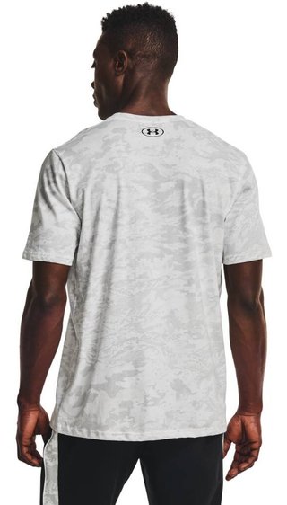 Under Armour ABC Camo SS camiseta de hombre, blanco/negro