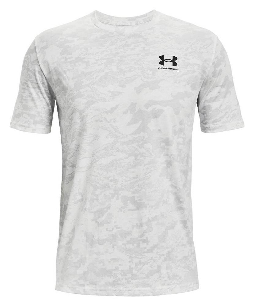 Under Armour ABC Camo SS camiseta de hombre, blanco/negro