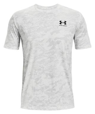 Under Armour ABC Camo SS camiseta de hombre, blanco/negro