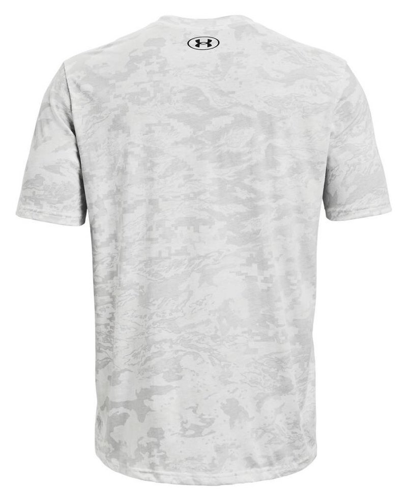 Under Armour ABC Camo SS camiseta de hombre, blanco/negro