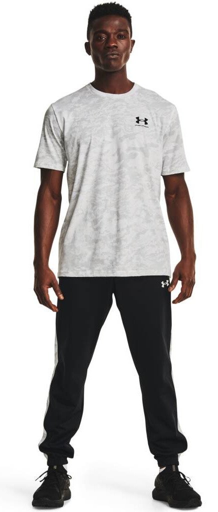 Under Armour ABC Camo SS camiseta de hombre, blanco/negro