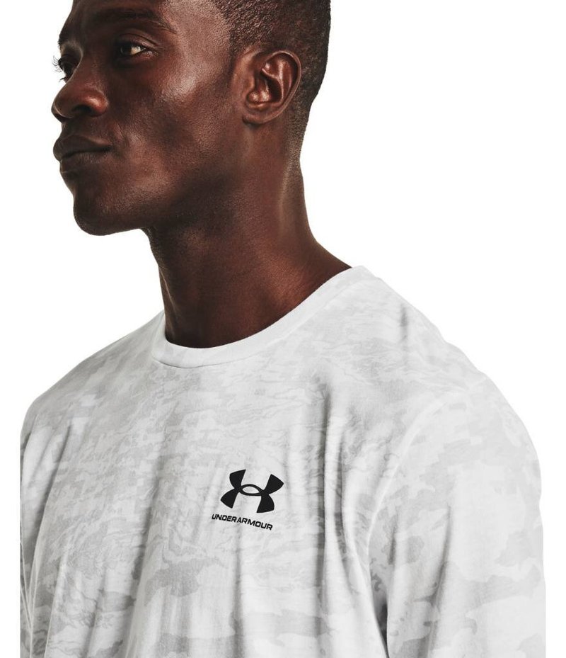 Under Armour ABC Camo SS camiseta de hombre, blanco/negro