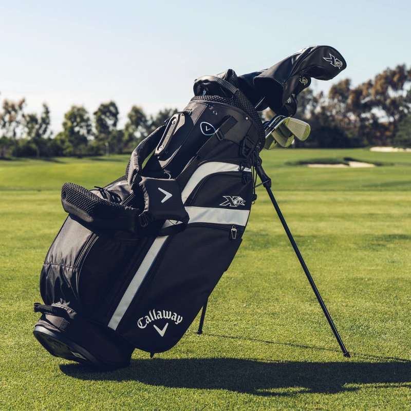 Callaway XR 26 stand bag, negro/plata