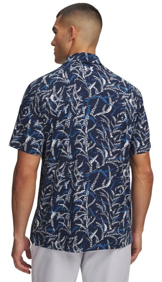 Under Armour Playoff 3.0 Printed polo de hombre, midnight blue