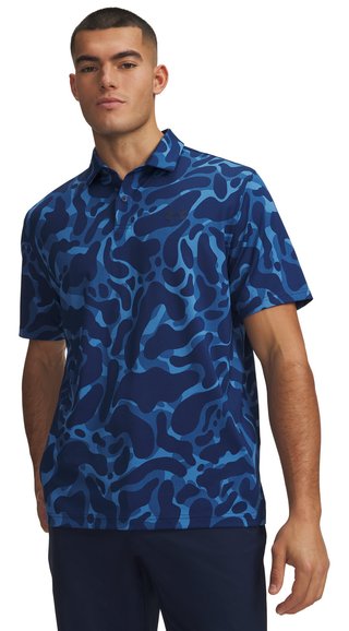 Under Armour Matchplay Printed polo de hombre, aegean blue