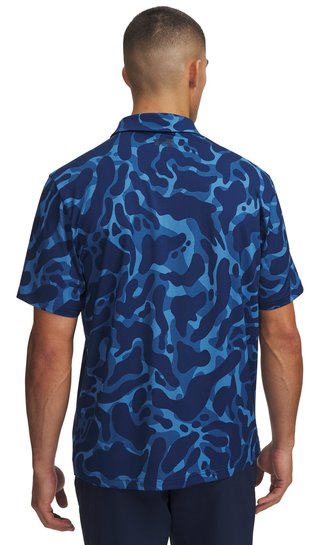 Under Armour Matchplay Printed polo de hombre, aegean blue