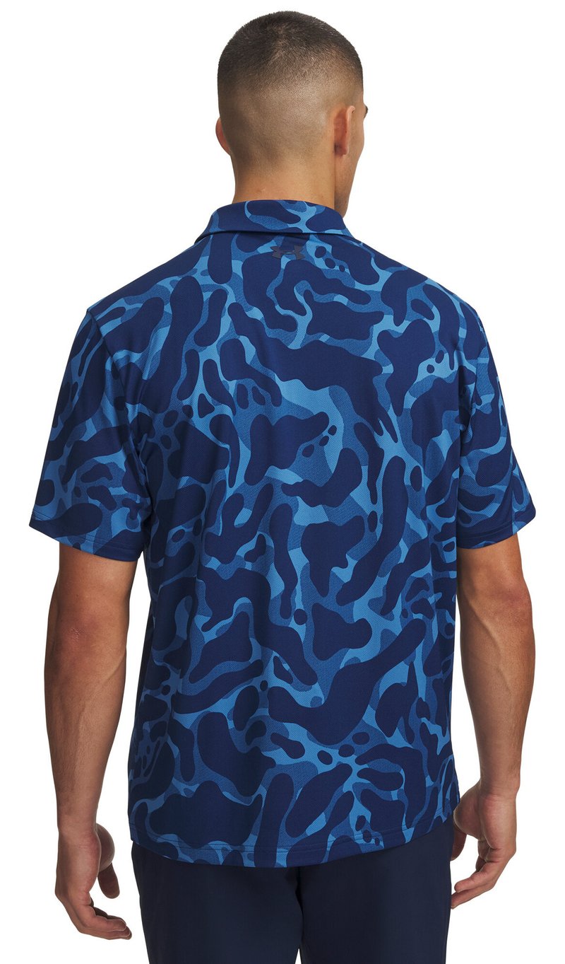 Under Armour Matchplay Printed polo de hombre, aegean blue