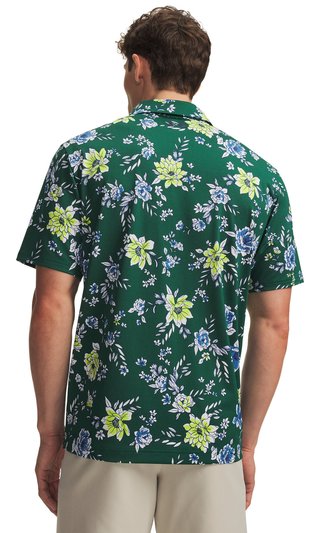 Under Armour Matchplay Printed polo de hombre, campus ivy