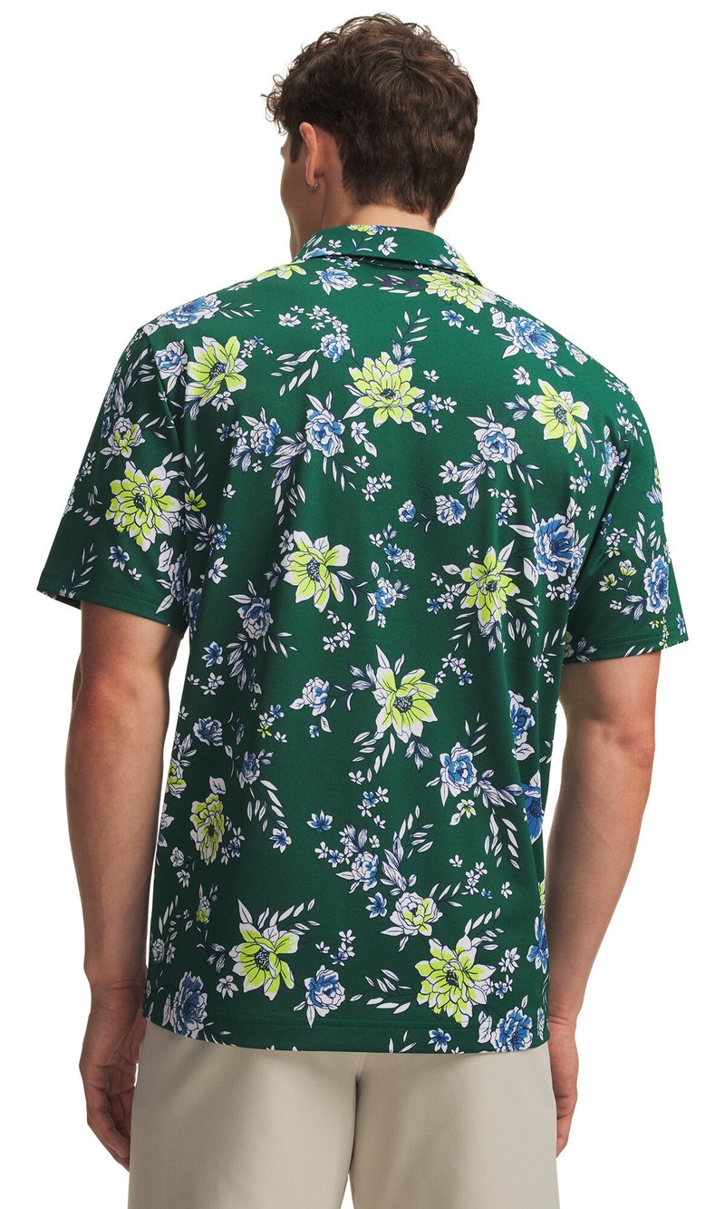 Under Armour Matchplay Printed polo de hombre, campus ivy