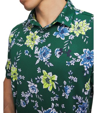 Under Armour Matchplay Printed polo de hombre, campus ivy