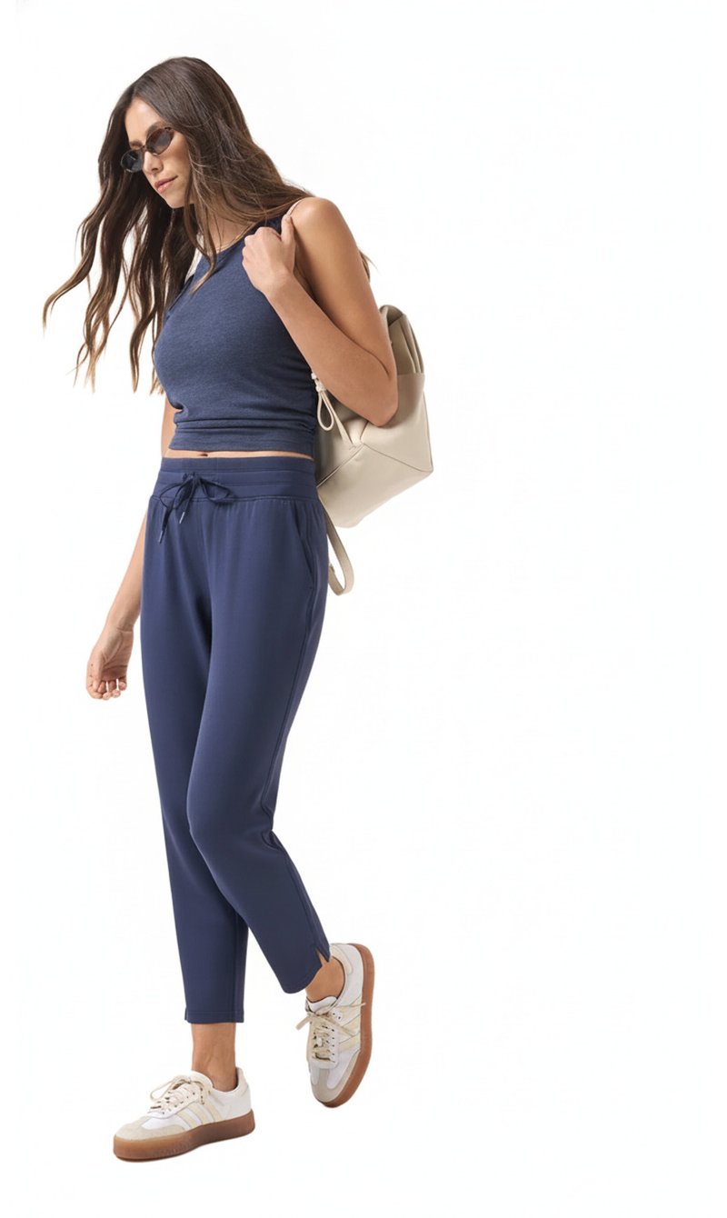 Travis Mathew Skyloft Soft Ankle pantalones de mujer, navy blazer