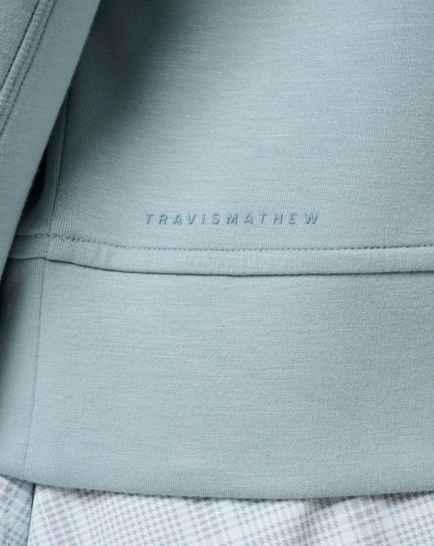 Travis Mathew Skyloft Soft Half Zip Pullover sudadera de mujer, slate