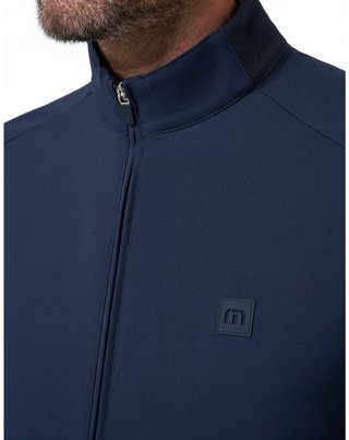 Travis Mathew Open To Close 2.0 Full Zip chaqueta de hombre, total eclipse