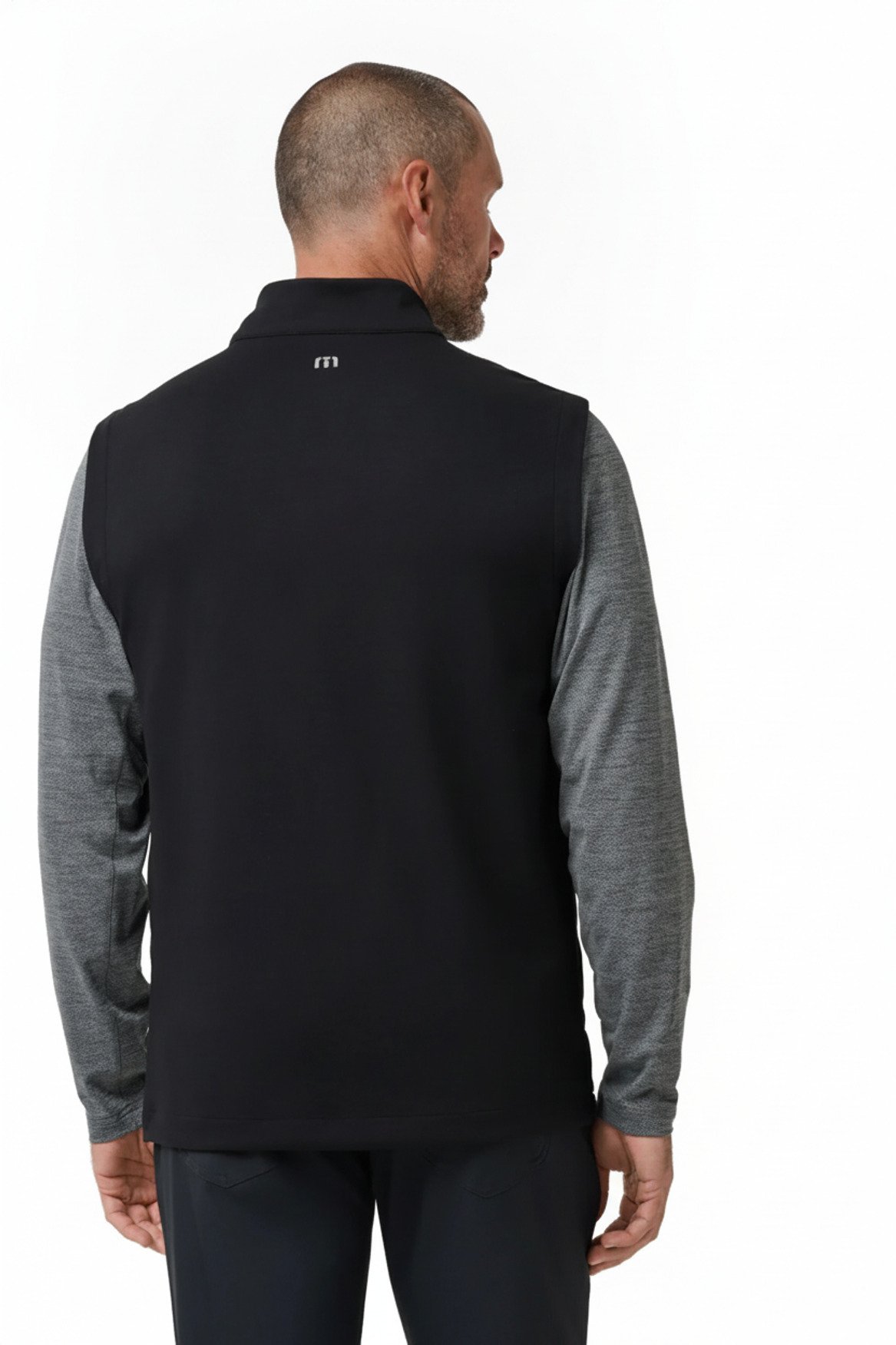 Travis Mathew Point Of Sail chaleco de hombre, negro