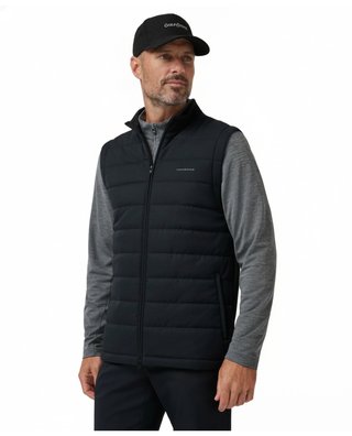 Travis Mathew Point Of Sail chaleco de hombre, negro