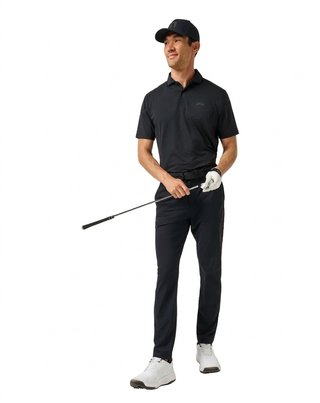Travis Mathew Hero Hour Golf pantalones de hombre, negro