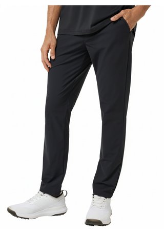 Travis Mathew Hero Hour Golf pantalones de hombre, negro