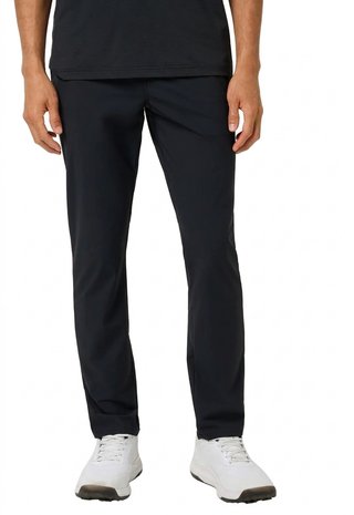 Travis Mathew Hero Hour Golf pantalones de hombre, negro
