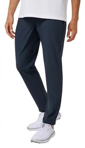 Travis Mathew Hero Hour Golf pantalones de hombre, total eclipse