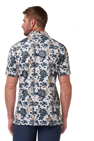 Travis Mathew Featherweight Villa polo de hombre, blanco
