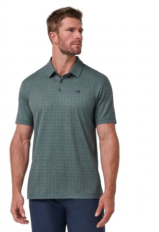 Travis Mathew Featherweight Trophy Ready polo de hombre, balsam green