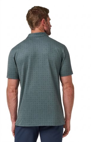 Travis Mathew Featherweight Trophy Ready polo de hombre, balsam green