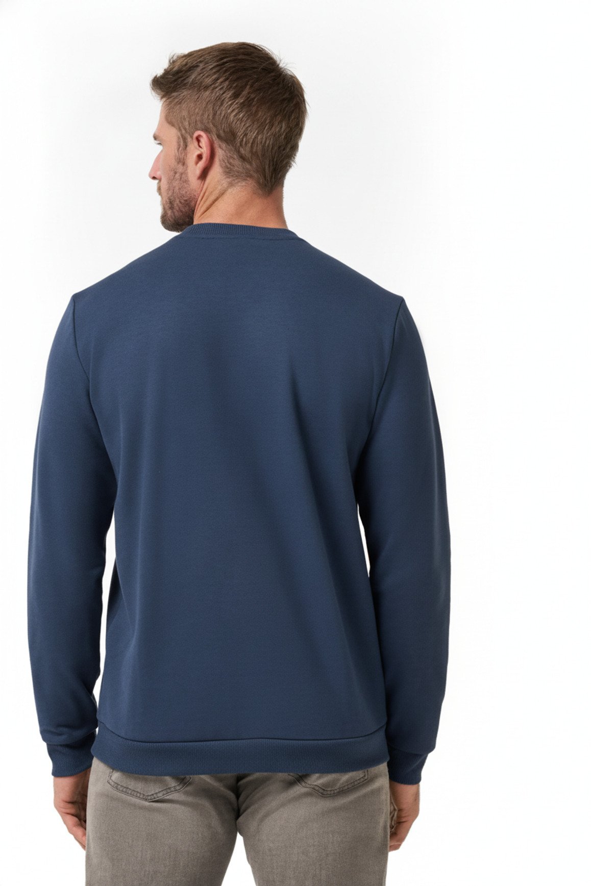 Travis Mathew TM Varsity Club Crew sudadera de hombre, total eclipse