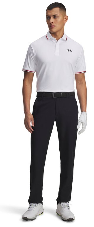 Under Armour Playoff 3.0 Rib polo de hombre, blanco