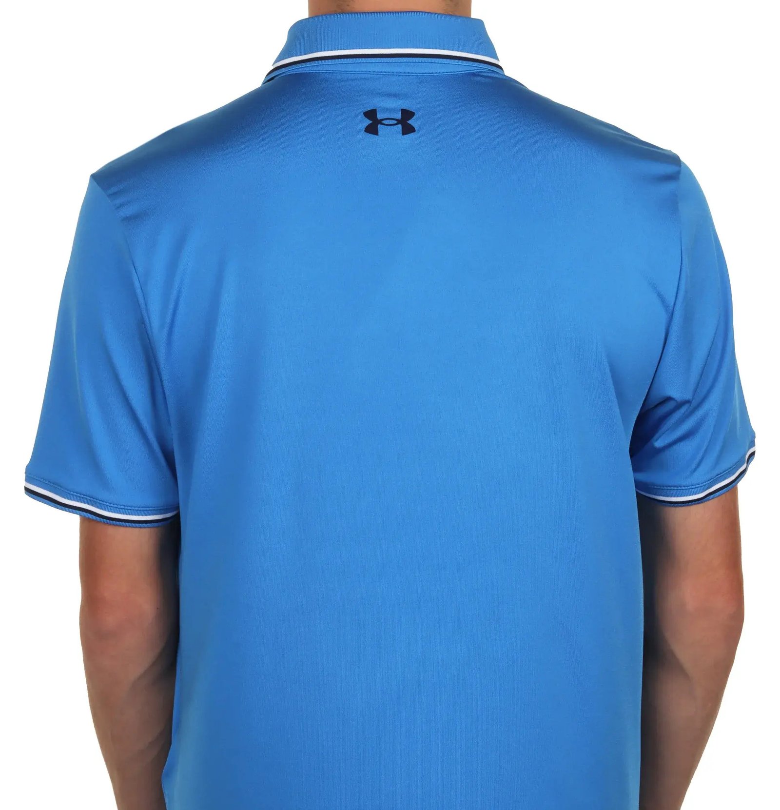 Under Armour Playoff 3.0 Rib polo de hombre, blue atlantis