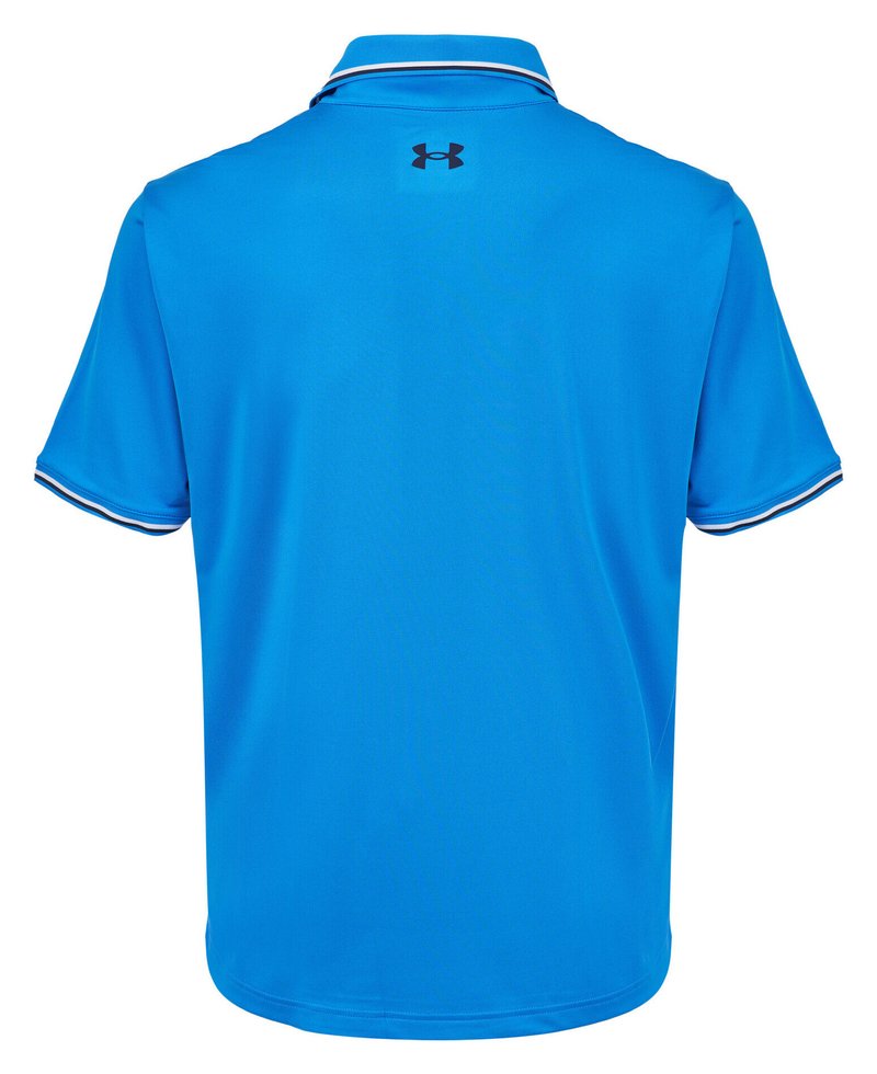 Under Armour Playoff 3.0 Rib polo de hombre, blue atlantis