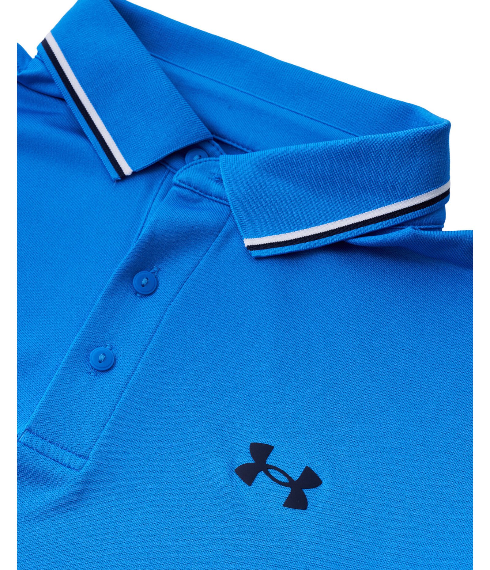 Under Armour Playoff 3.0 Rib polo de hombre, blue atlantis