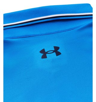 Under Armour Playoff 3.0 Rib polo de hombre, blue atlantis