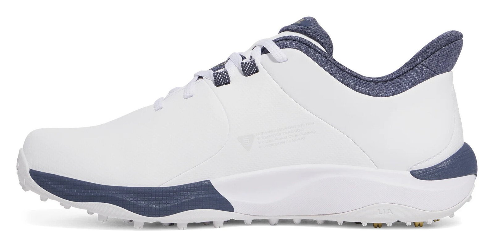 Under Armour Drive Pro SL Wide zapatos de golf de hombre, blancos
