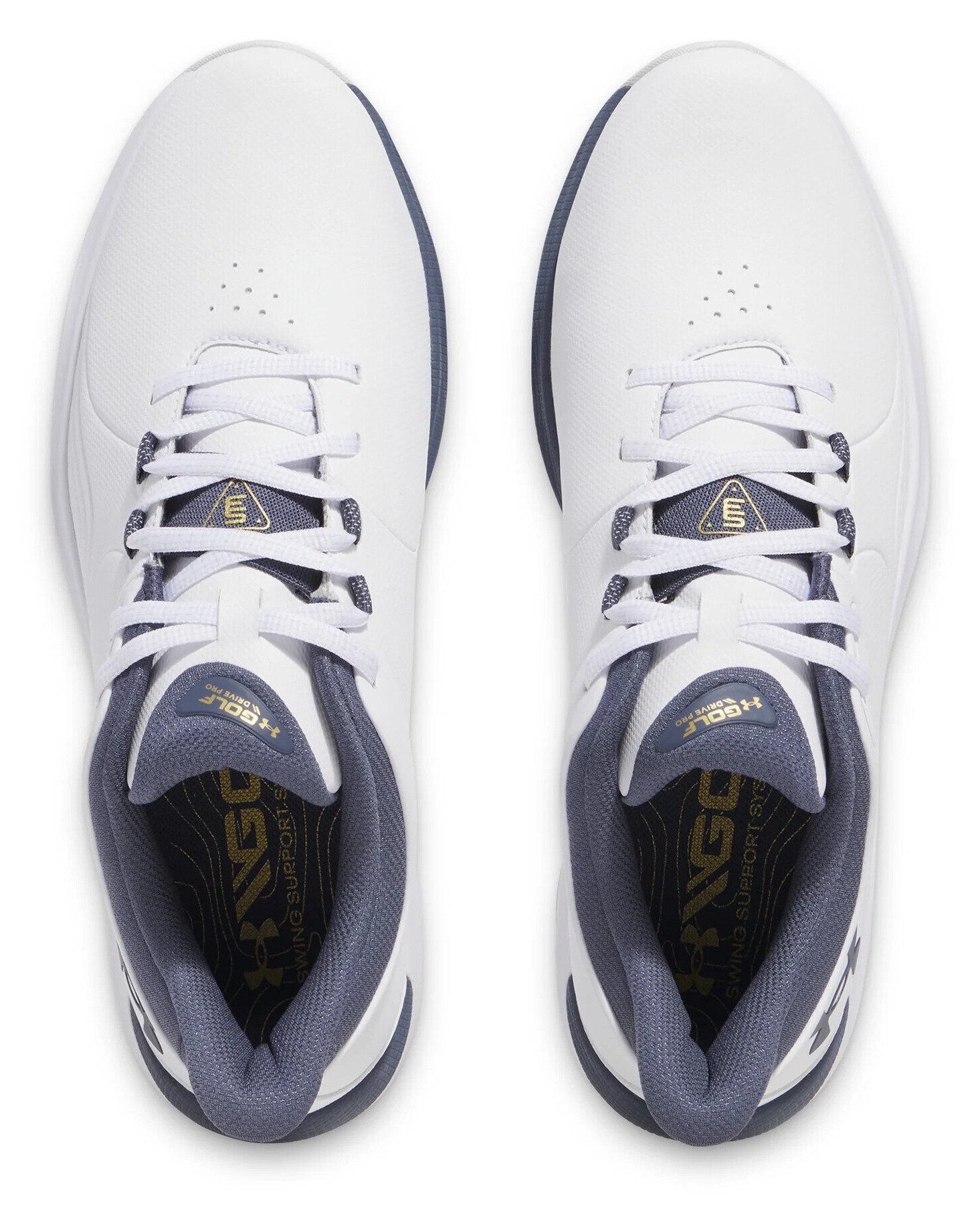 Under Armour Drive Pro SL Wide zapatos de golf de hombre, blancos